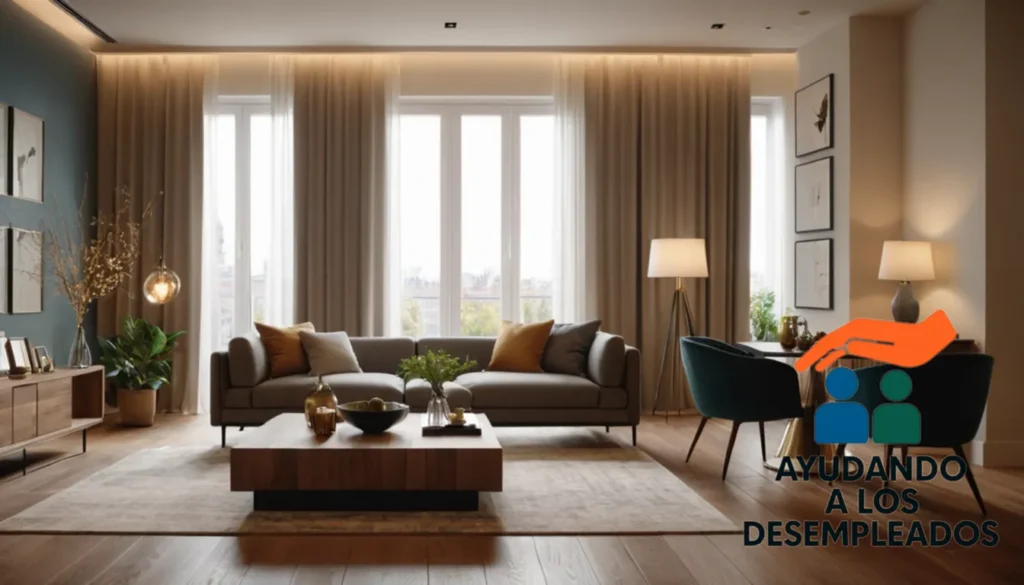 "a warm and inviting living room with a minimalist aesthetic