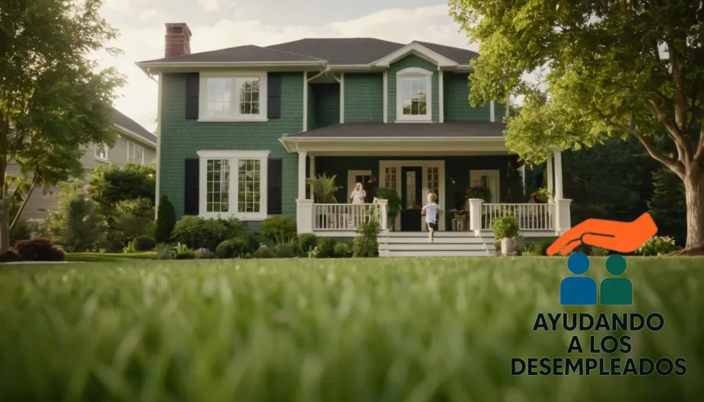"a serene suburban scene where a well-maintained