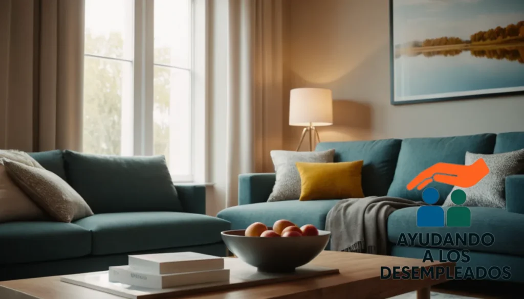 A serene modern apartment living room