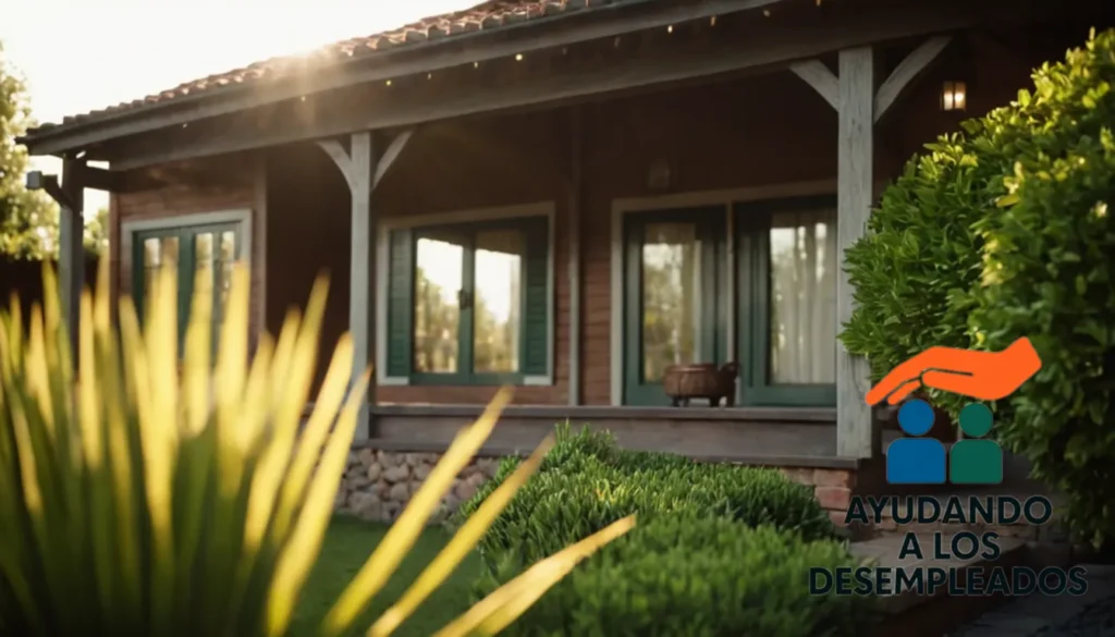 A modest but well-maintained single-story house with a small garden and a rustic wooden fence