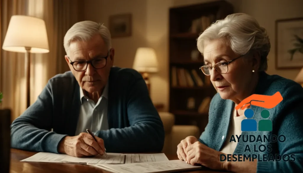 A close-up of an elderly couple in their modest apartment