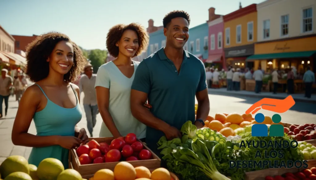 A diverse group of residents