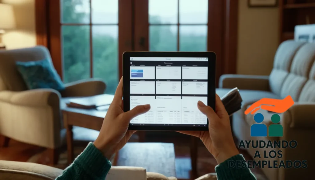 "A close-up of a woman's hands holding a tablet