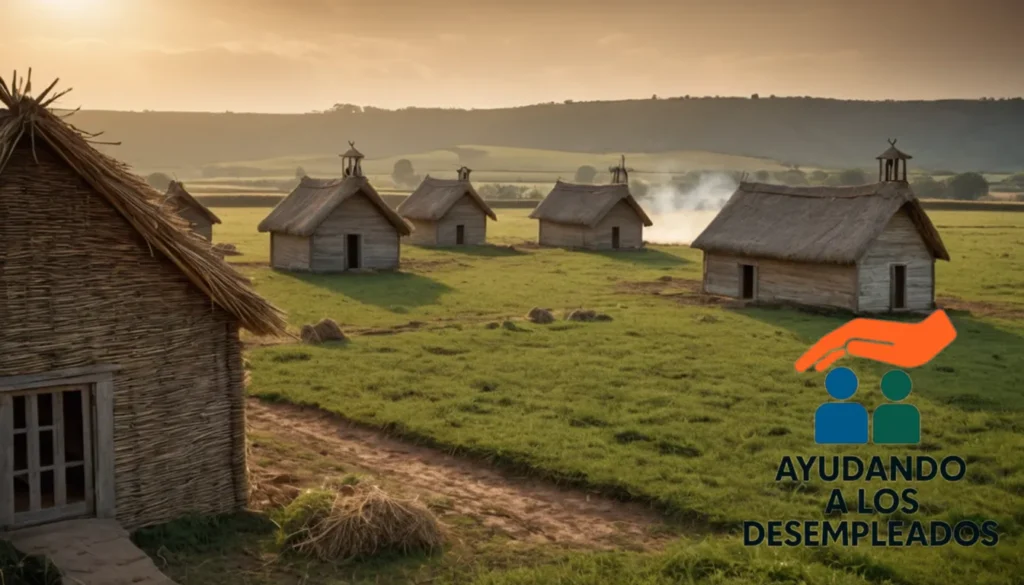 a desolate and barren rural landscape at dusk