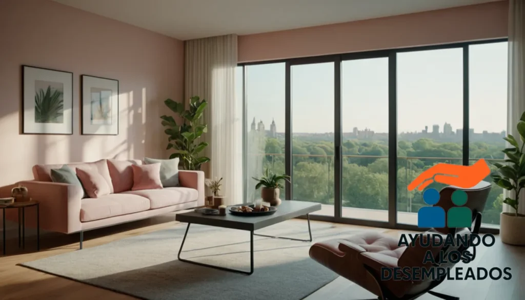 "a modest yet modern one-bedroom apartment