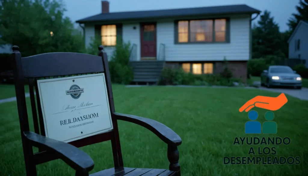 "a desolate suburban neighborhood at dawn