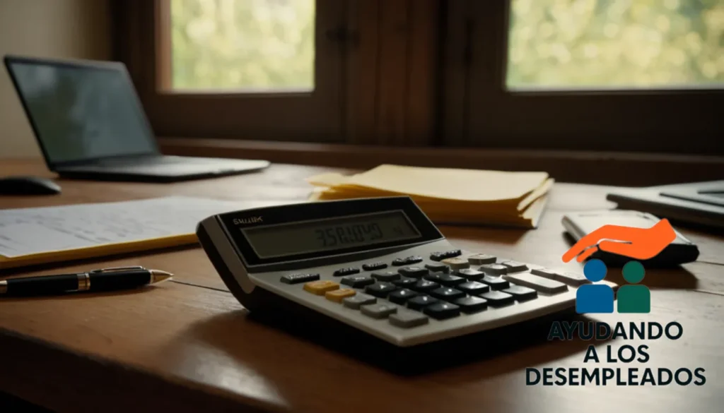 a worn yet sturdy calculator sitting atop a cluttered wooden desk