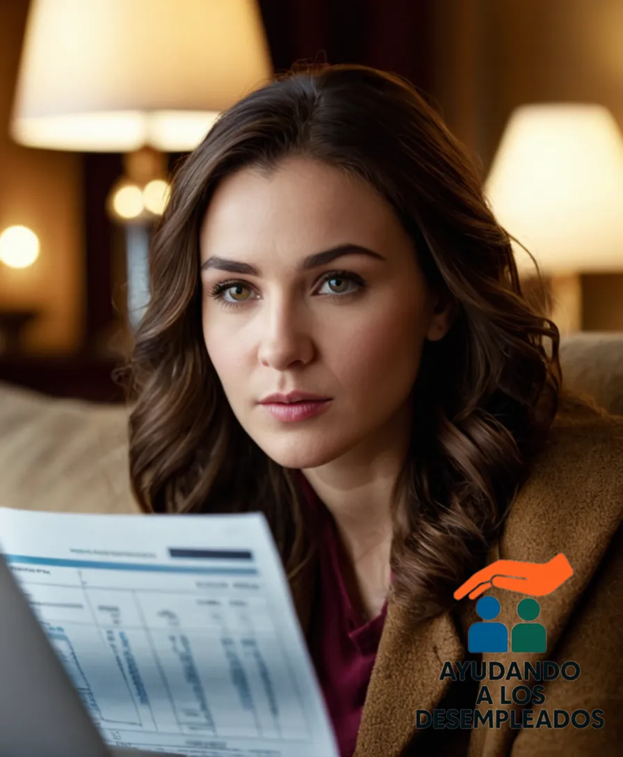 a disheveled yet determined-looking young adult in their 20s sitting on a worn-out couch, surrounded by unpaid utility bills and energy-saving flyers, with a focused gaze on a laptop displaying a spreadsheet of household expenses and savings plans.