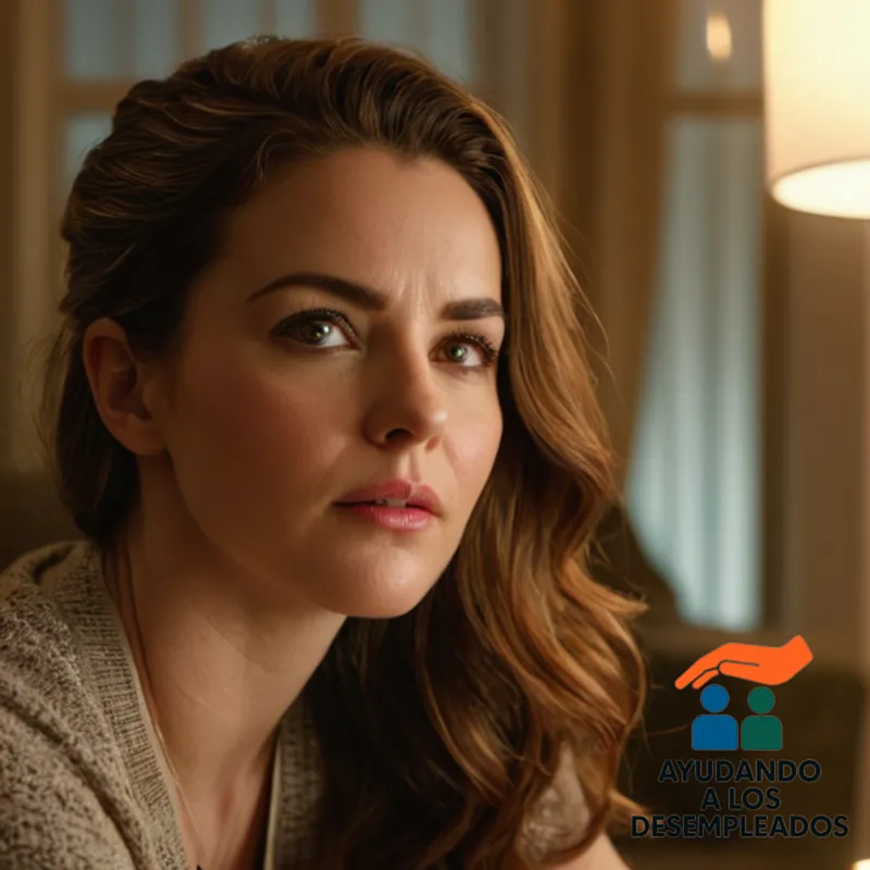 a young woman, mid-30s, sitting in a dimly lit living room, her elbows on her knees as she stares at her electricity bill with worry etched on her face, surrounded by bare fluorescent bulbs and a few essential appliances, the soft shadows accentuating the sense of financial struggle.