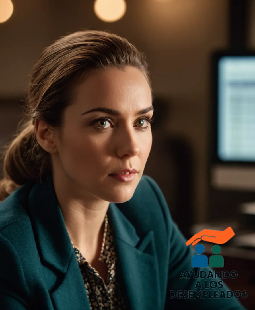 a modestly furnished yet clutter-free living room with a young professional, likely in their mid-twenties, sitting on a worn armchair, surrounded by stacks of unpaid bills and financial reports, with a determined expression as they review a spreadsheet on an old laptop, in a dimly lit space illuminated solely by the glow of the screen.